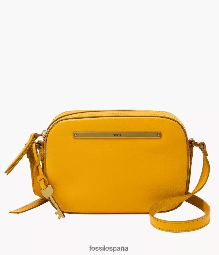 bolsa 804XJ4461 amarillo mujer Fossil bolsa para cámara liza