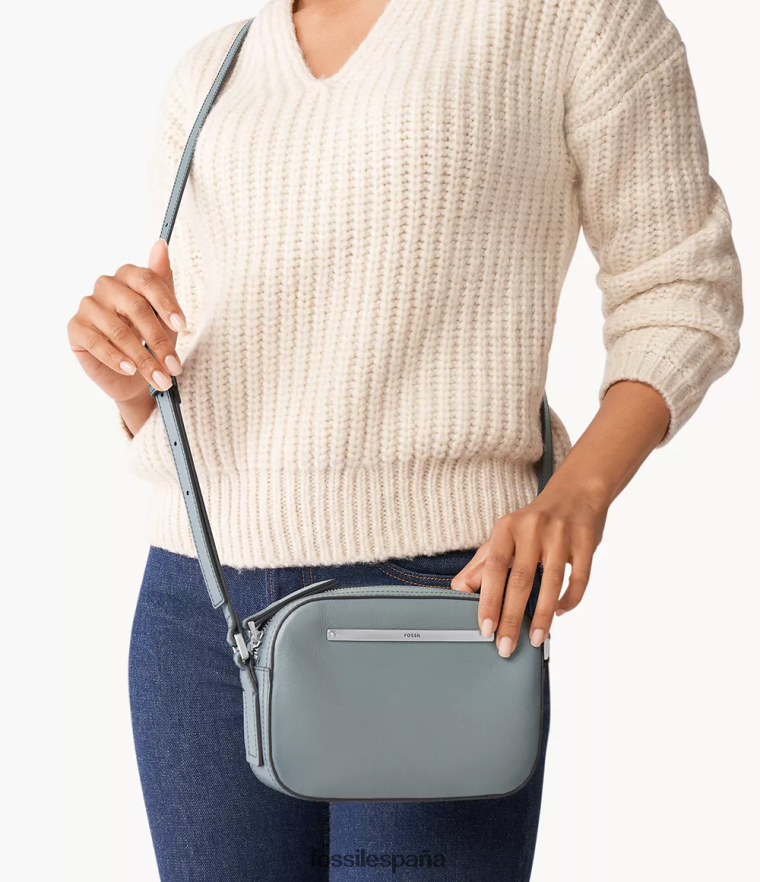 bolsa 804XJ4466 azul mujer Fossil bolsa para cámara liza