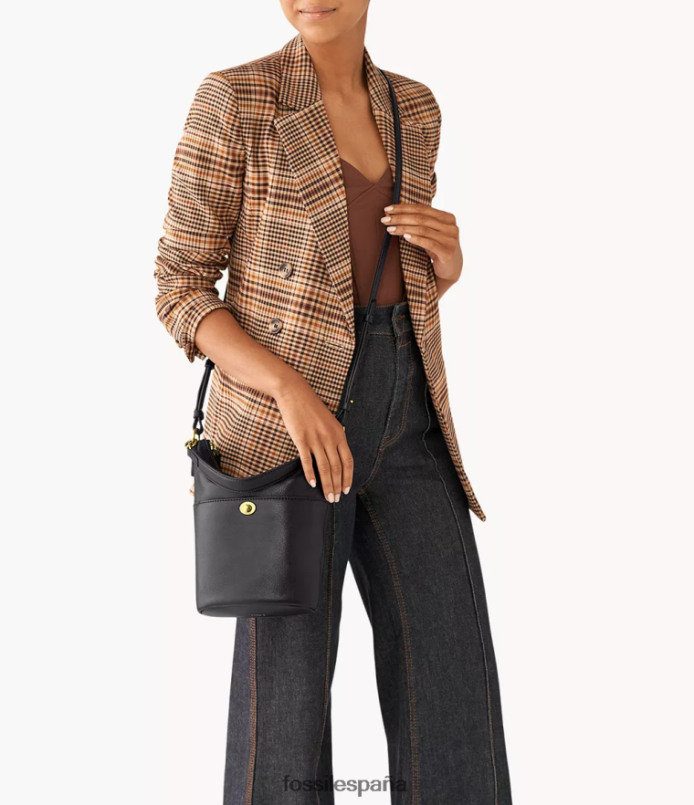 bolsa 804XJ4475 negro mujer Fossil vagabundo pequeño talulla