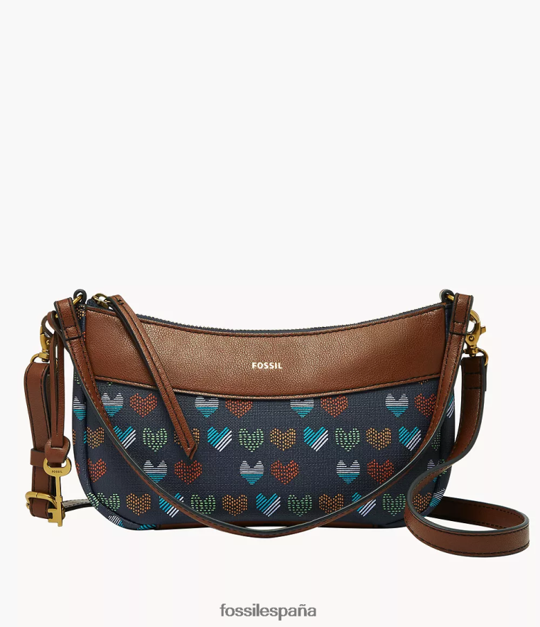bolsa 804XJ4480 Armada mujer Fossil baguette skylar