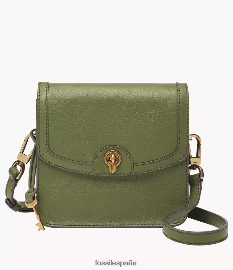 bolsa 804XJ4484 aceituna mujer Fossil bandolera pequeña ainsley