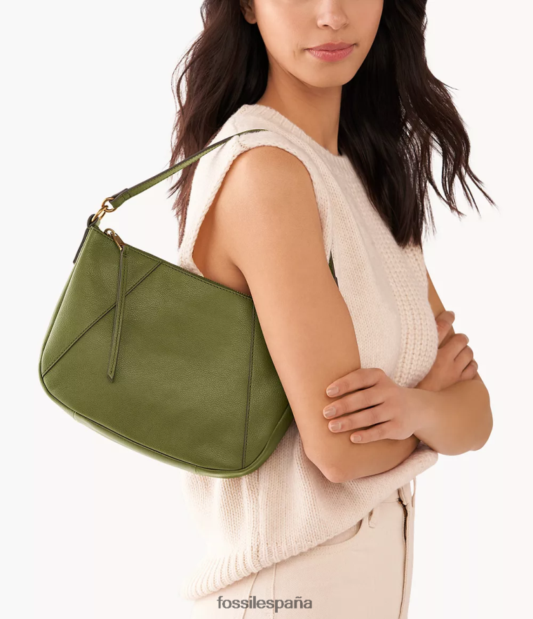 bolsa 804XJ4497 aceituna mujer Fossil bandolera mediana skylar