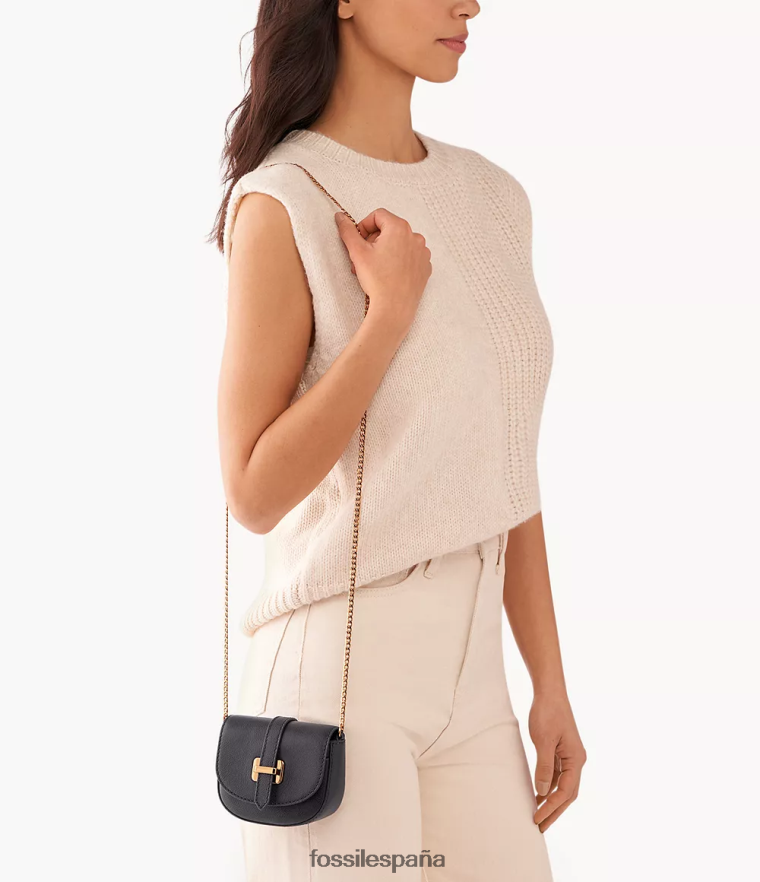 bolsa 804XJ4500 negro mujer Fossil bandolera micro esmeril
