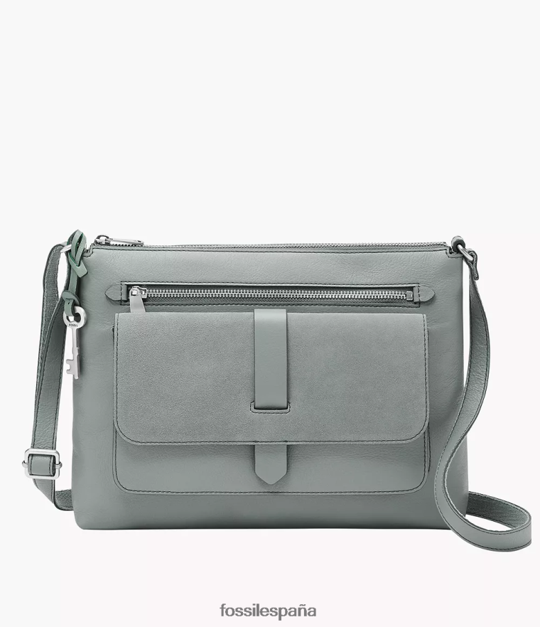 bolsa 804XJ4515 caqui mujer Fossil bandolera kinley