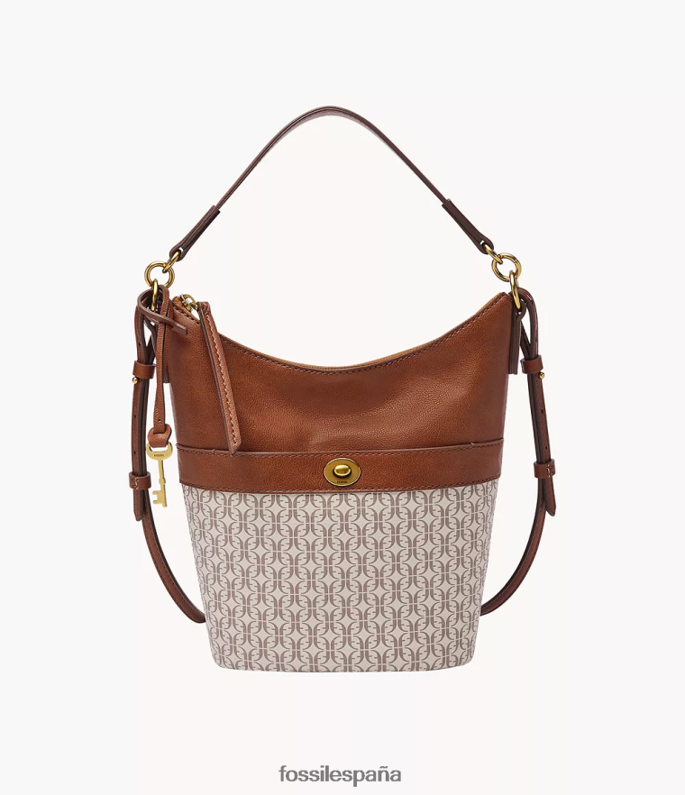 bolsa 804XJ4517 caqui mujer Fossil vagabundo pequeño talulla