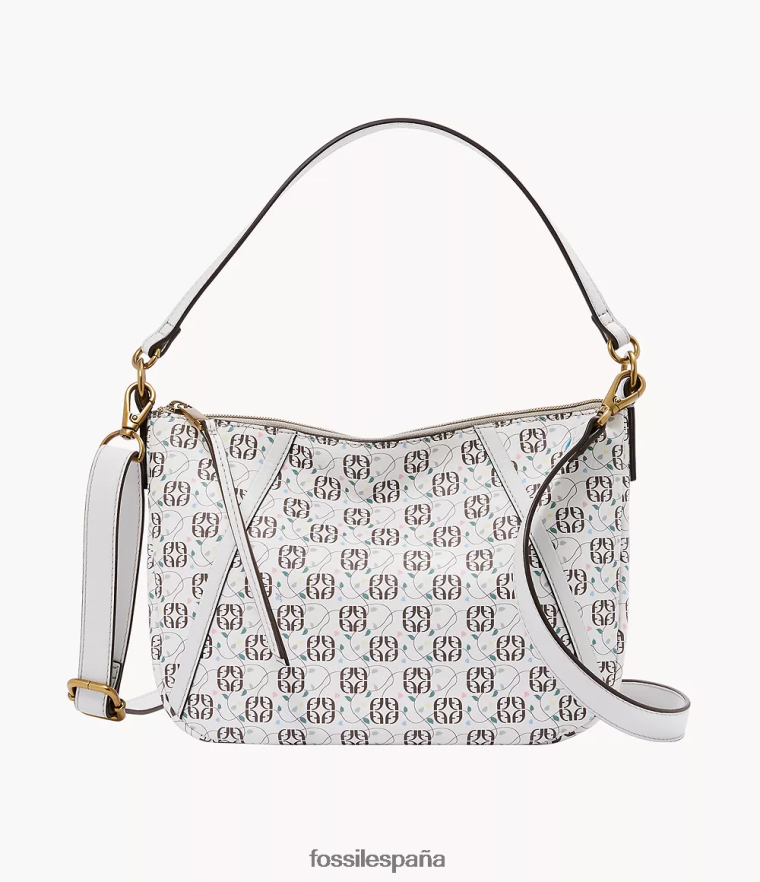 bolsa 804XJ4522 blanco mujer Fossil bandolera skylar