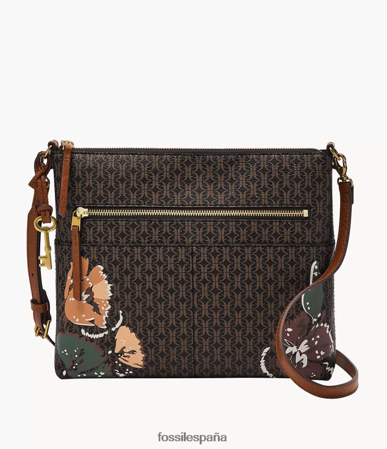 bolsa 804XJ4529 negro mujer Fossil bandolera fiona