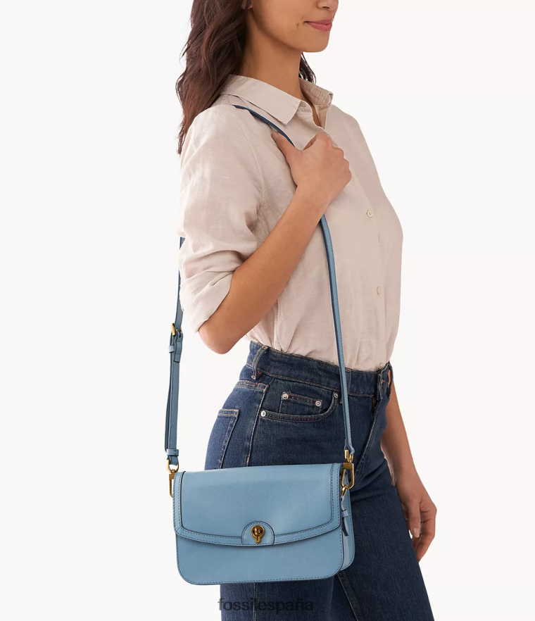 bolsa 804XJ4551 azul mujer Fossil bandolera ainsley