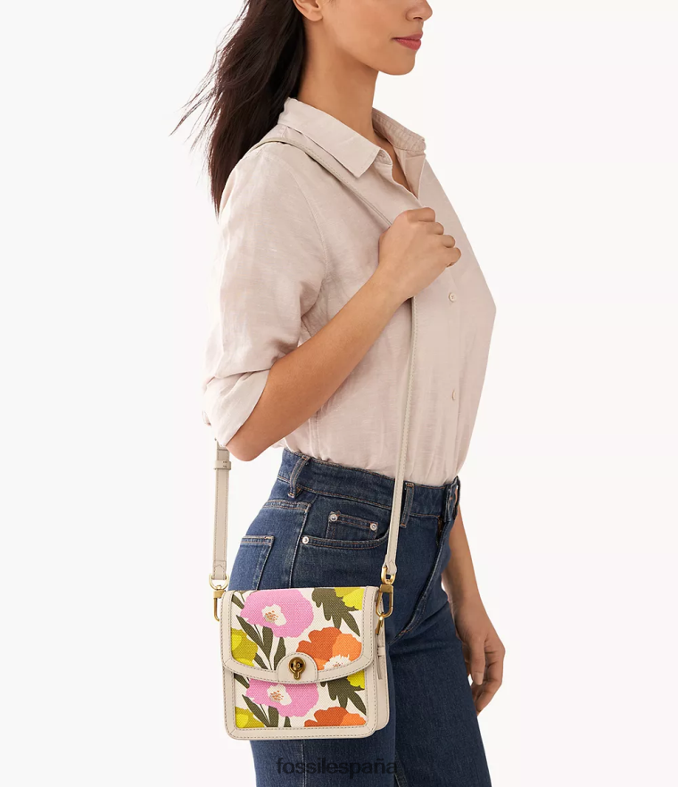 bolsa 804XJ4565 multi mujer Fossil bandolera pequeña ainsley