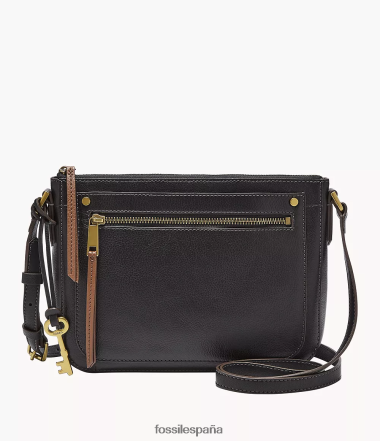 bolsa 804XJ4592 negro mujer Fossil bandolera farrah