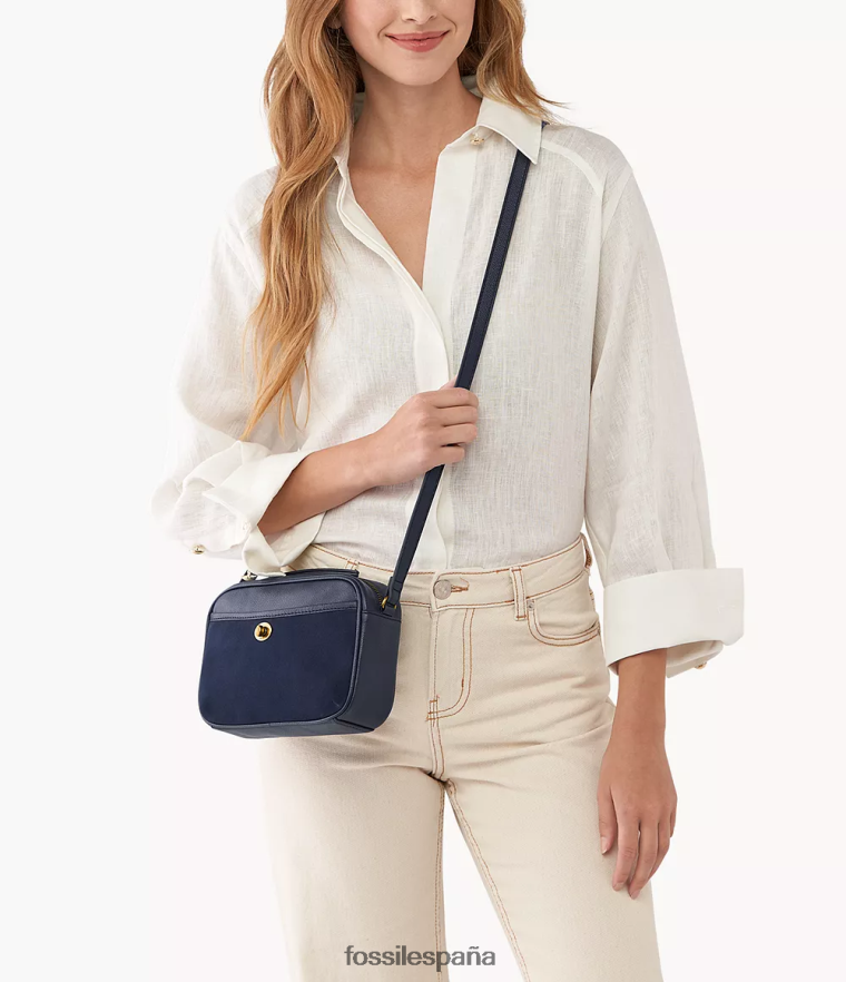 bolsa 804XJ4597 Armada mujer Fossil bolsa para cámara brennon