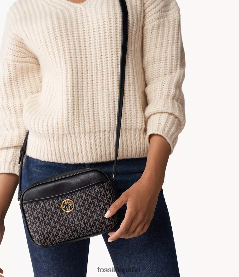 bolsa 804XJ4609 negro mujer Fossil bolsa para cámara brennon