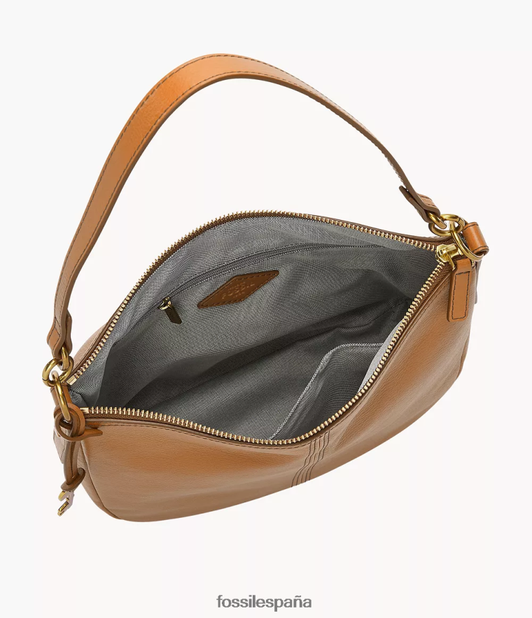 bolsa 804XJ4633 camello mujer Fossil bandolera jolie