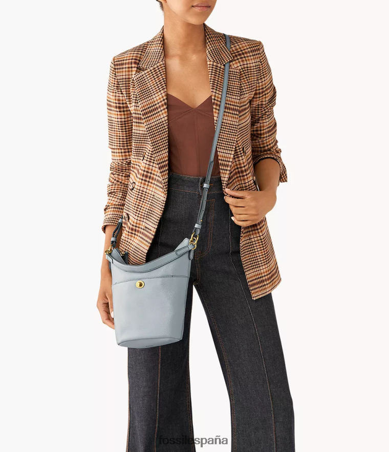 bolsa 804XJ4635 azul mujer Fossil vagabundo pequeño talulla