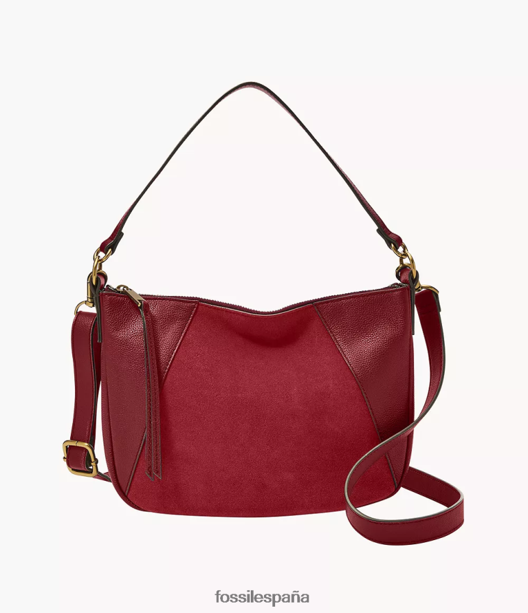 bolsa 804XJ4643 rojo mujer Fossil bandolera skylar