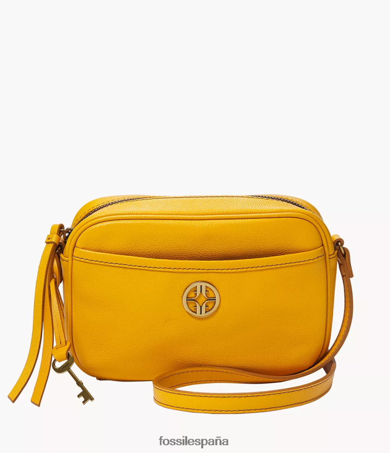bolsa 804XJ4646 amarillo mujer Fossil bolsa para cámara brennon