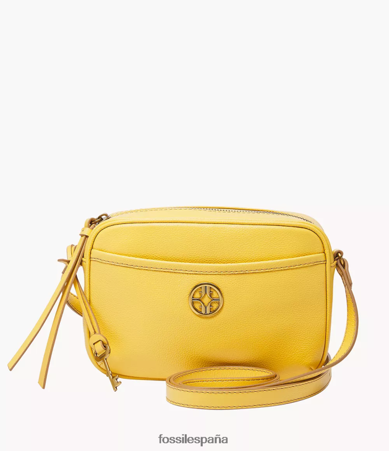 bolsa 804XJ4655 amarillo mujer Fossil bolsa para cámara brennon
