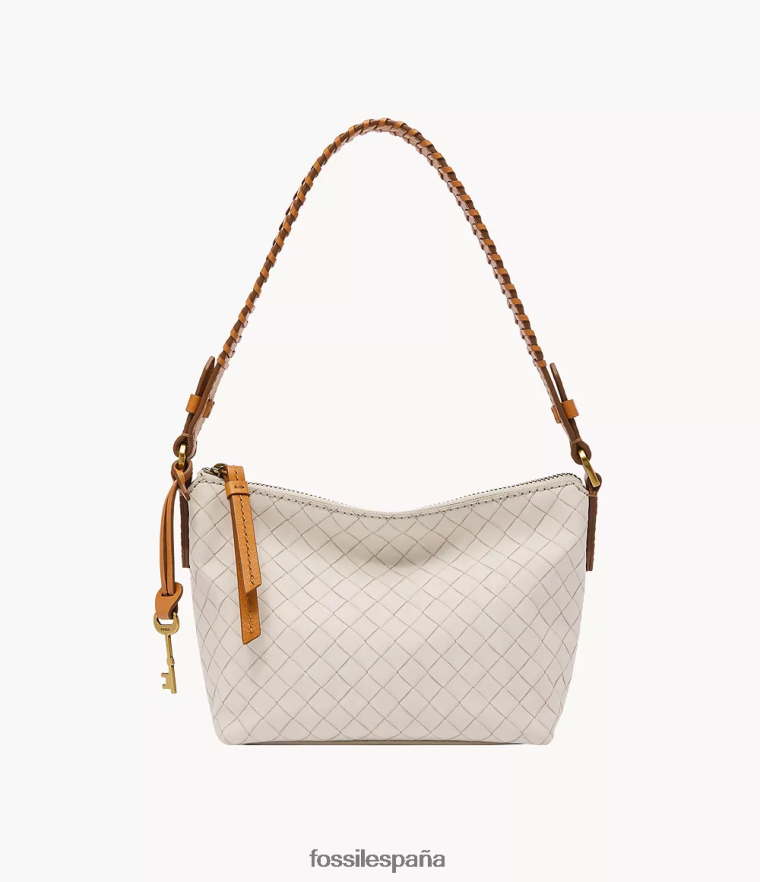 bolsa 804XJ4657 blanco mujer Fossil julianna mini vagabundo