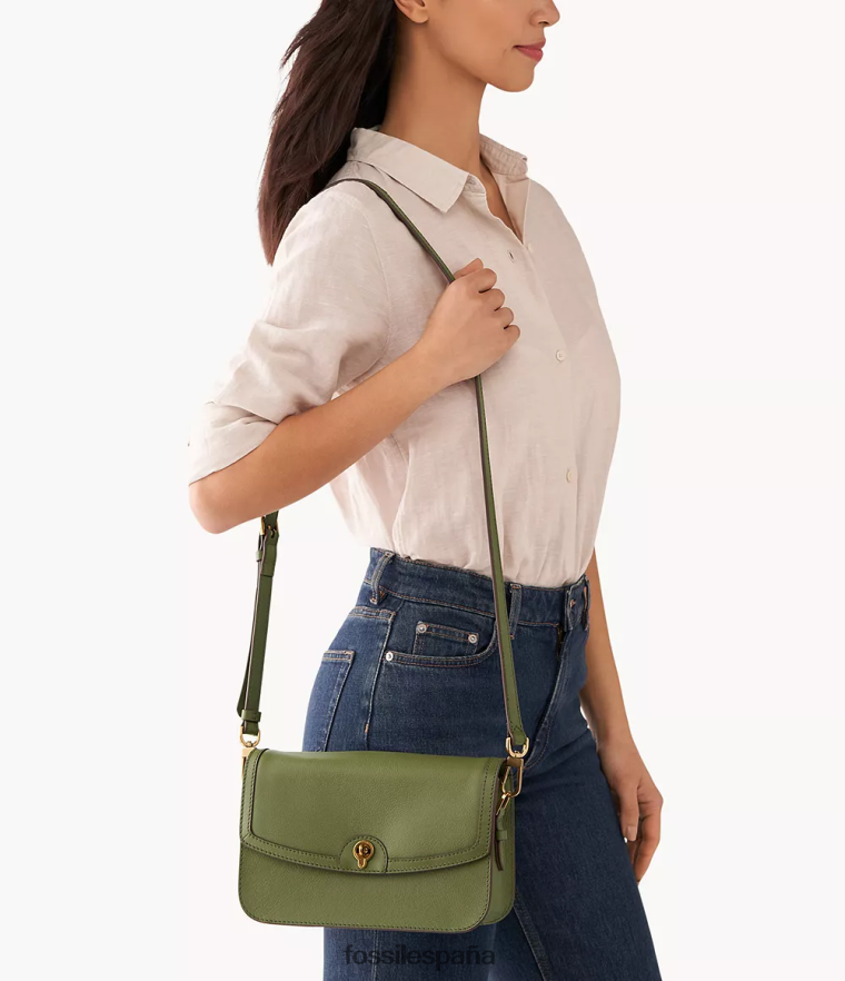 bolsa 804XJ4661 aceituna mujer Fossil bandolera ainsley