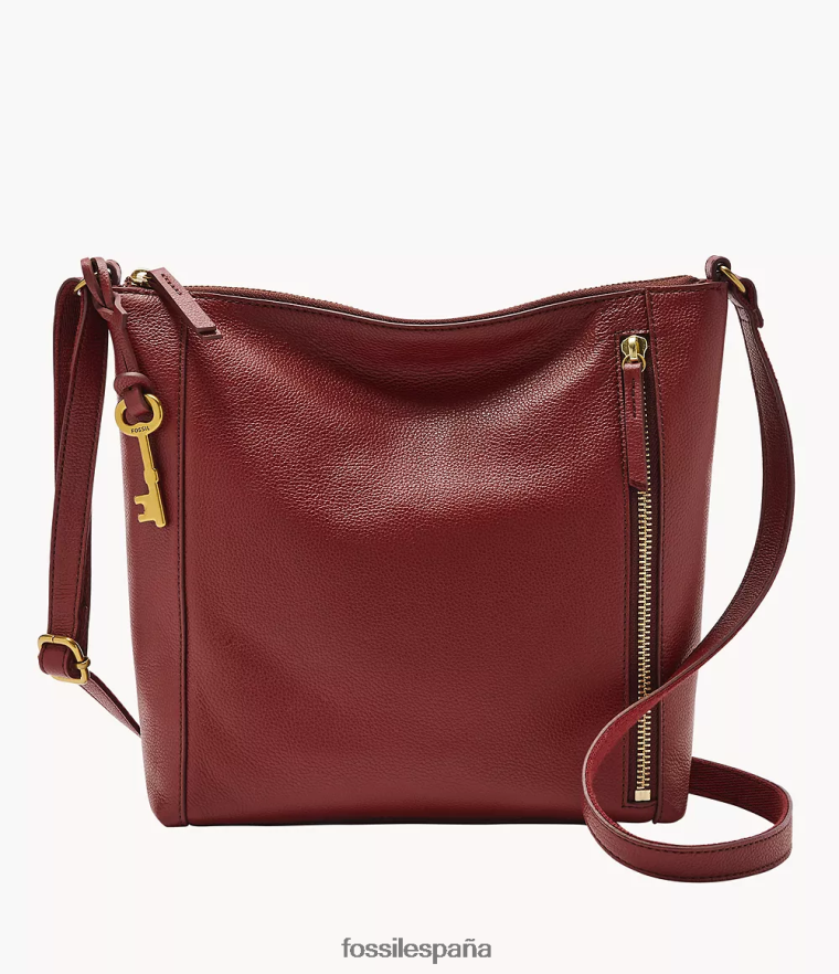 bolsa 804XJ4663 rojo mujer Fossil bandolera tara