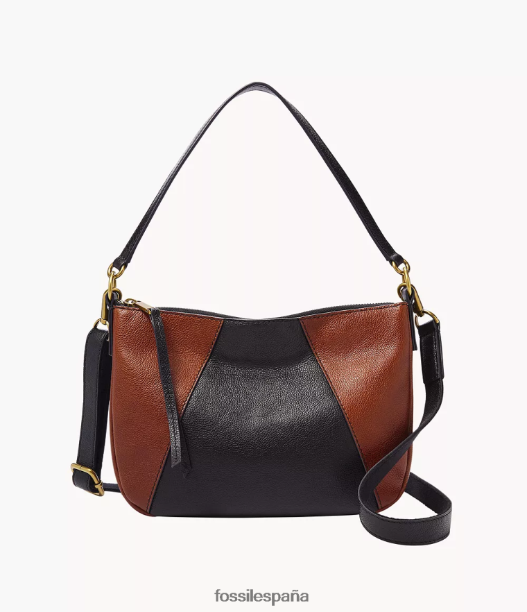 bolsa 804XJ4680 marrón mujer Fossil bandolera skylar