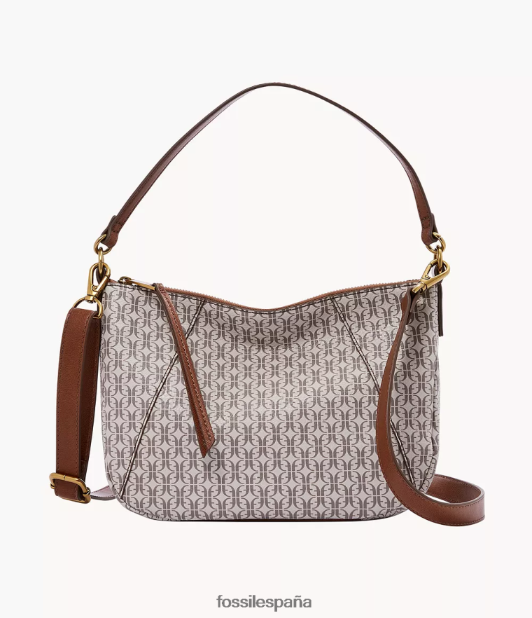 bolsa 804XJ4681 marrón mujer Fossil bandolera skylar