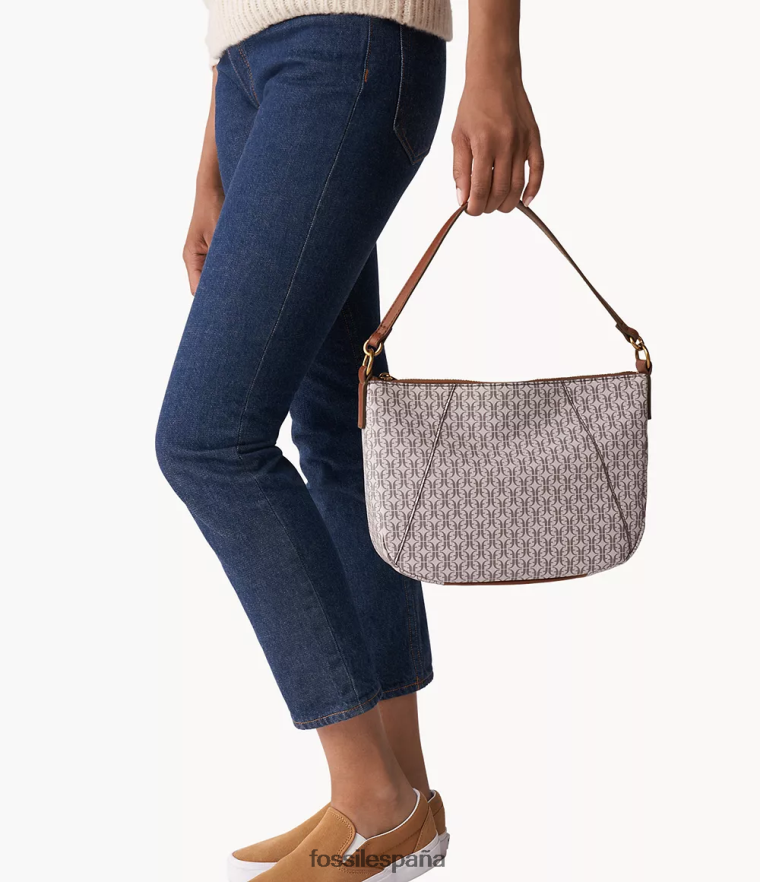 bolsa 804XJ4681 marrón mujer Fossil bandolera skylar