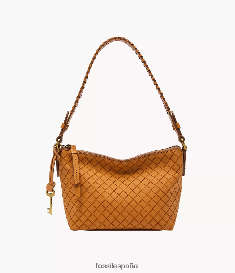 bolsa 804XJ4695 camello mujer Fossil julianna mini vagabundo