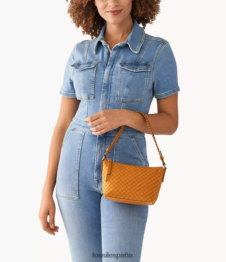 bolsa 804XJ4695 camello mujer Fossil julianna mini vagabundo