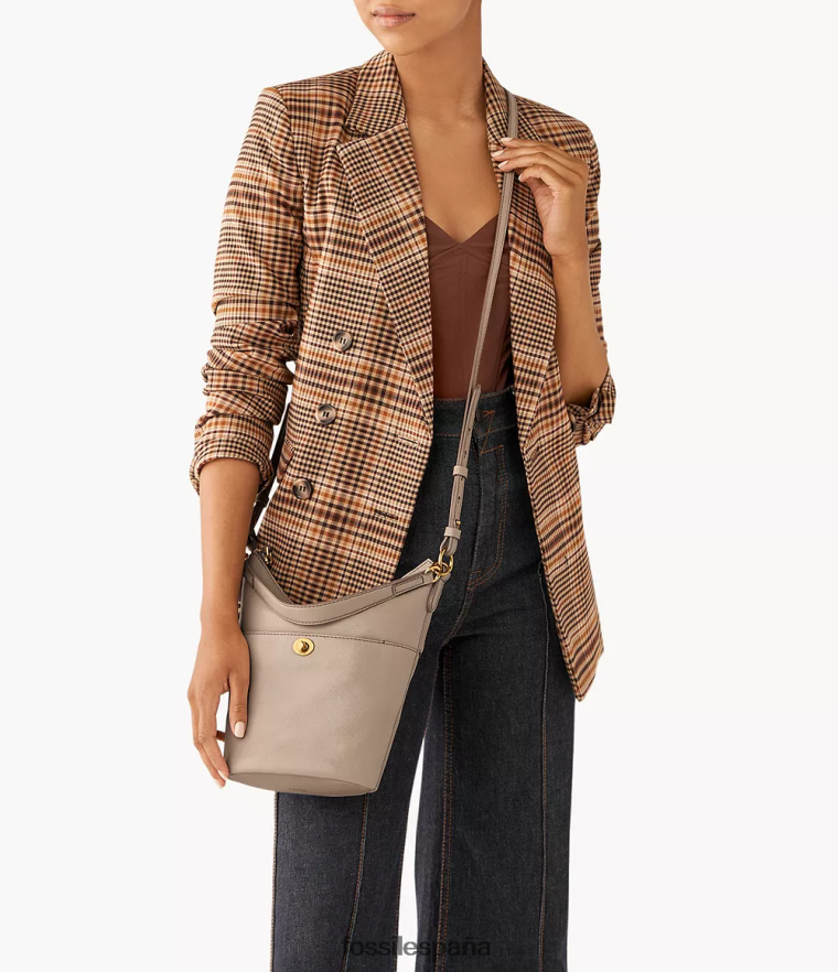 bolsa 804XJ4708 gris mujer Fossil vagabundo pequeño talulla