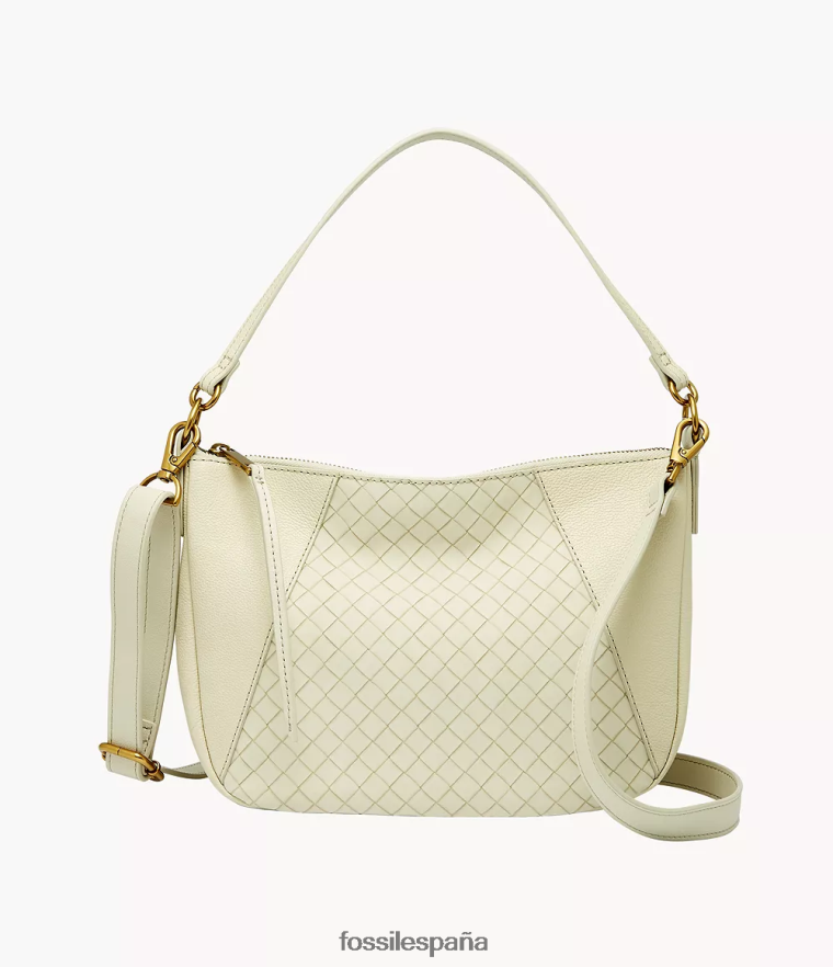bolsa 804XJ4712 blanco mujer Fossil bandolera skylar
