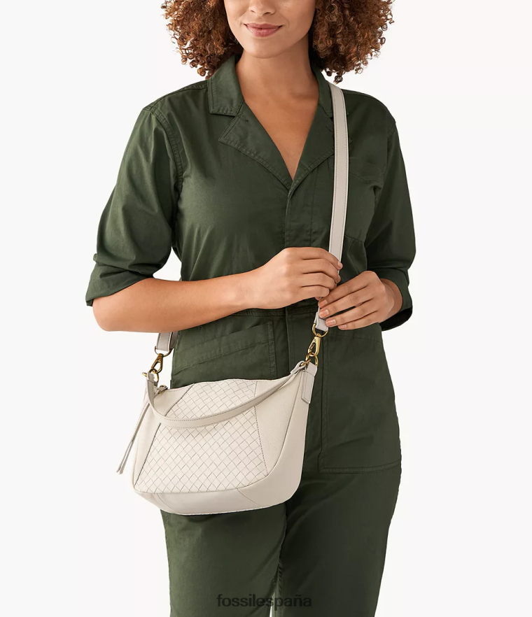 bolsa 804XJ4712 blanco mujer Fossil bandolera skylar