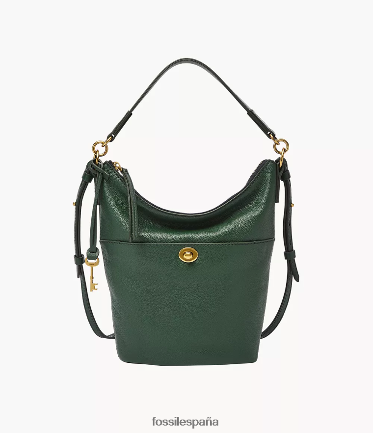 bolsa 804XJ4715 verde mujer Fossil vagabundo pequeño talulla