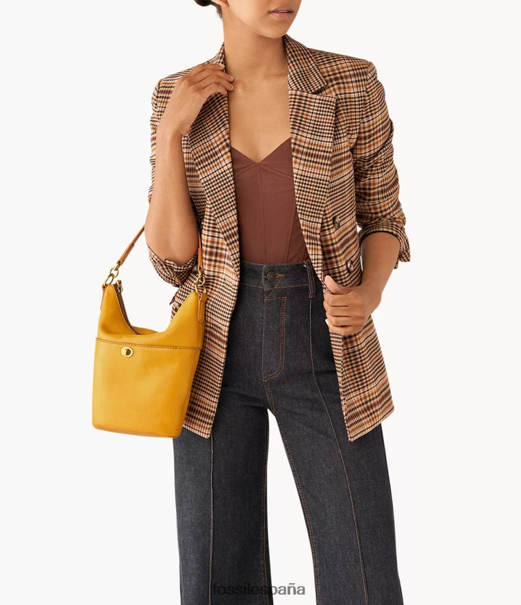 bolsa 804XJ4718 amarillo mujer Fossil vagabundo pequeño talulla