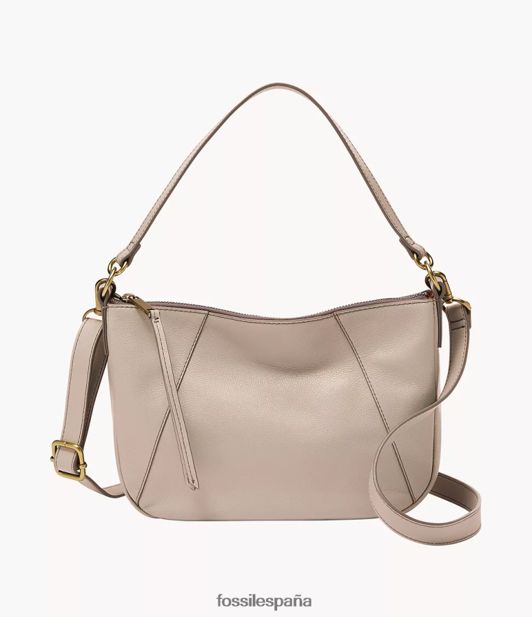 bolsa 804XJ4730 gris mujer Fossil bandolera skylar