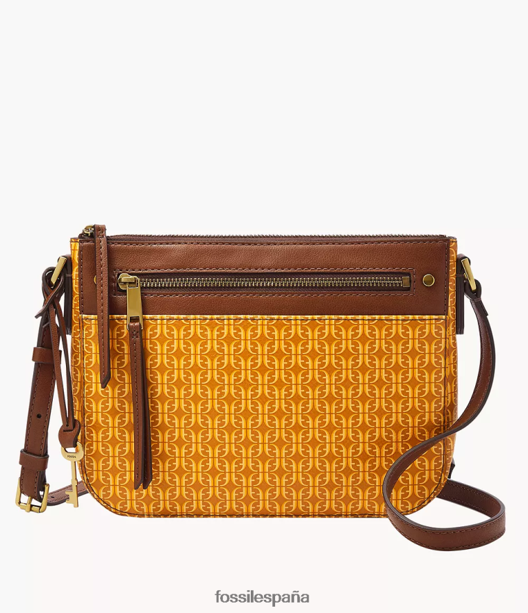 bolsa 804XJ4735 amarillo mujer Fossil bandolera farrah
