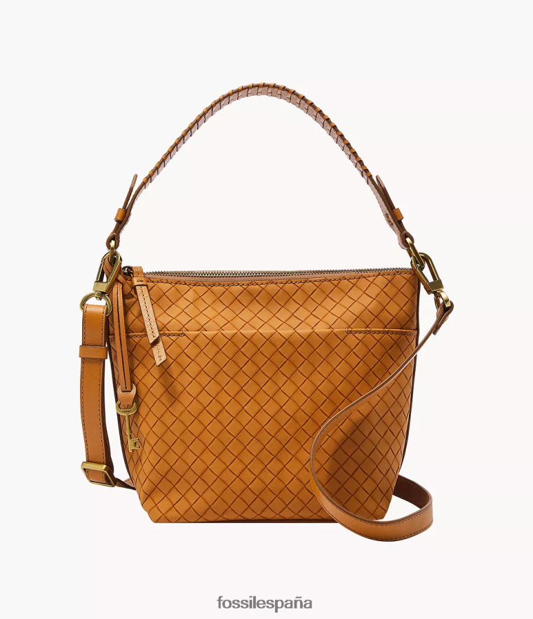 bolsa 804XJ4737 camello mujer Fossil juliana vagabundo