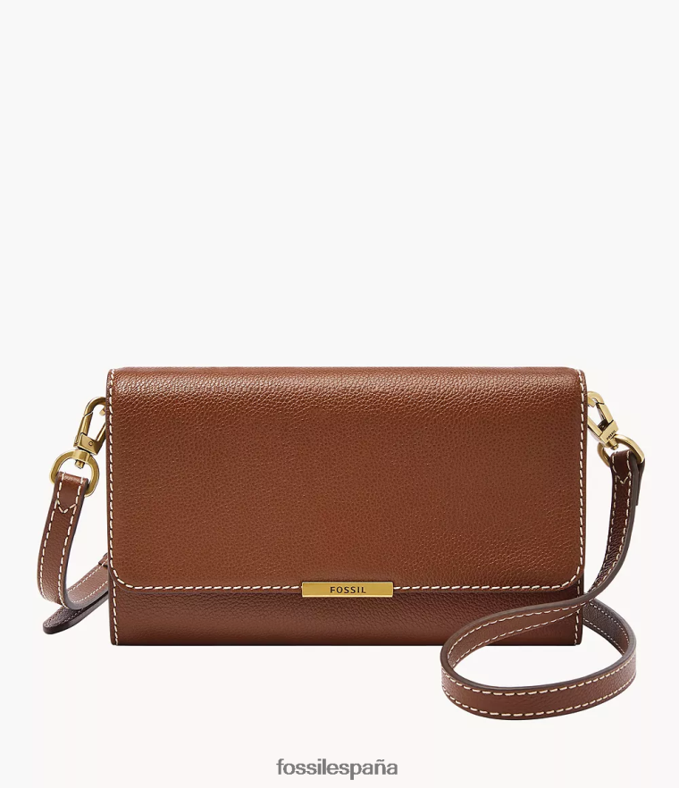 bolsa 804XJ4826 marrón mujer Fossil cartera cruzada jori