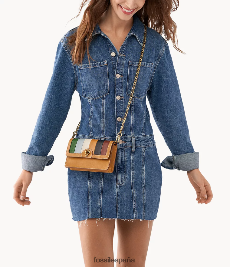 bolsa 804XJ4849 multi mujer Fossil cartera cruzada ainsley