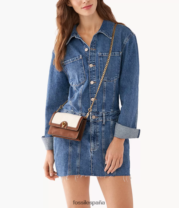 bolsa 804XJ4850 neutral mujer Fossil cartera cruzada ainsley