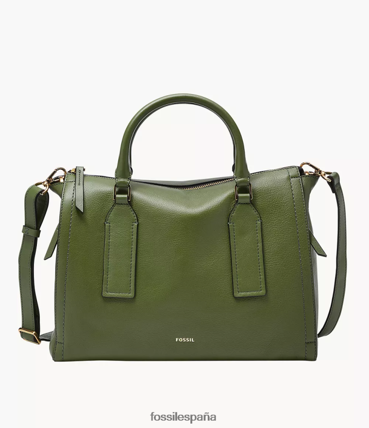 bolsa 804XJ4349 verde mujer Fossil cartera parker