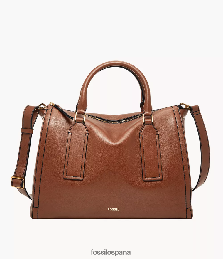 bolsa 804XJ4395 marrón mujer Fossil cartera parker