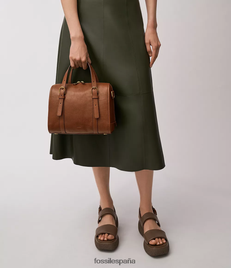 bolsa 804XJ4396 marrón mujer Fossil bolso carlie
