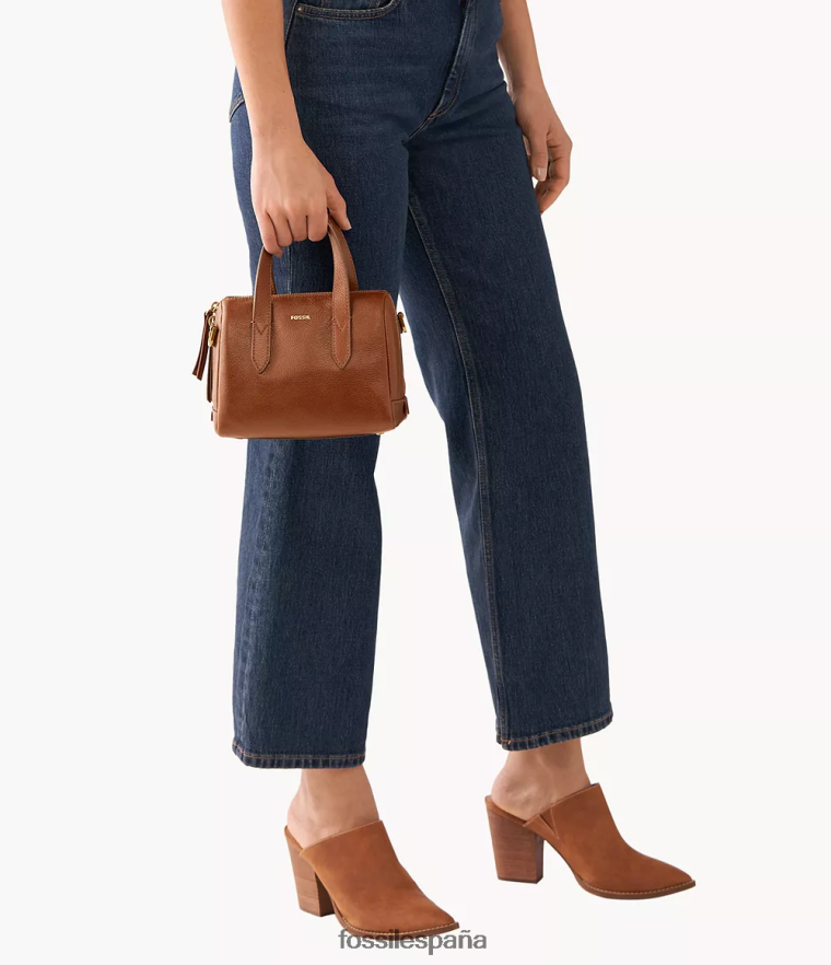 bolsa 804XJ4482 marrón mujer Fossil mini bolso sydney