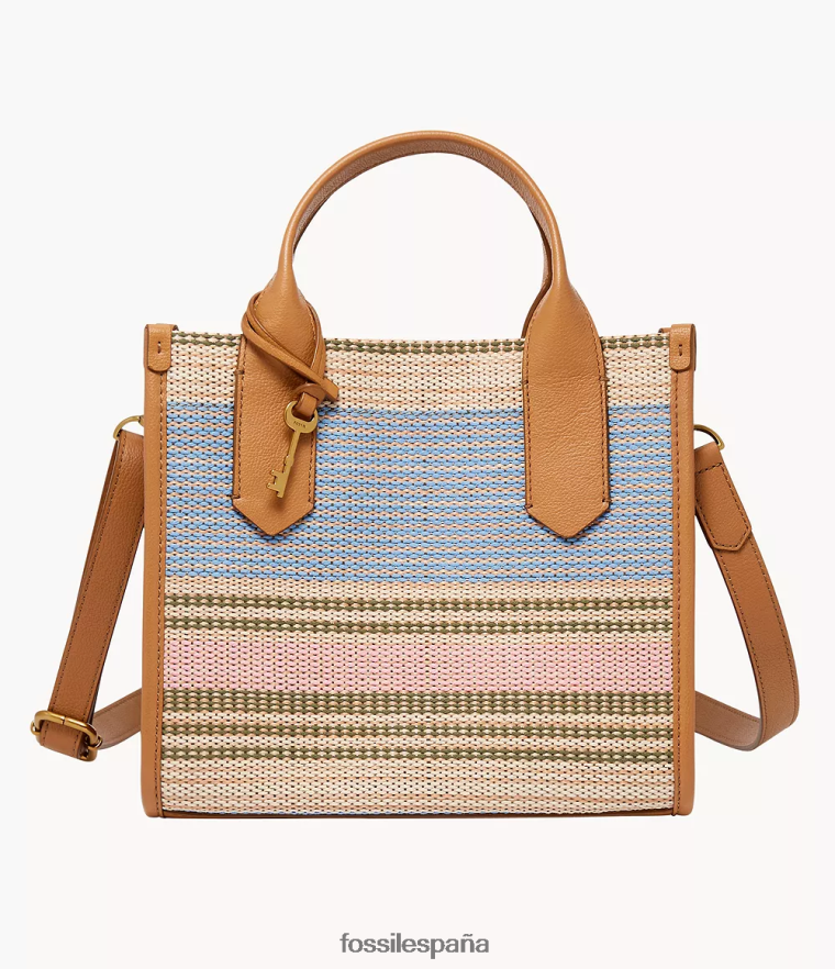 bolsa 804XJ4483 rayas mujer Fossil cartera kyler