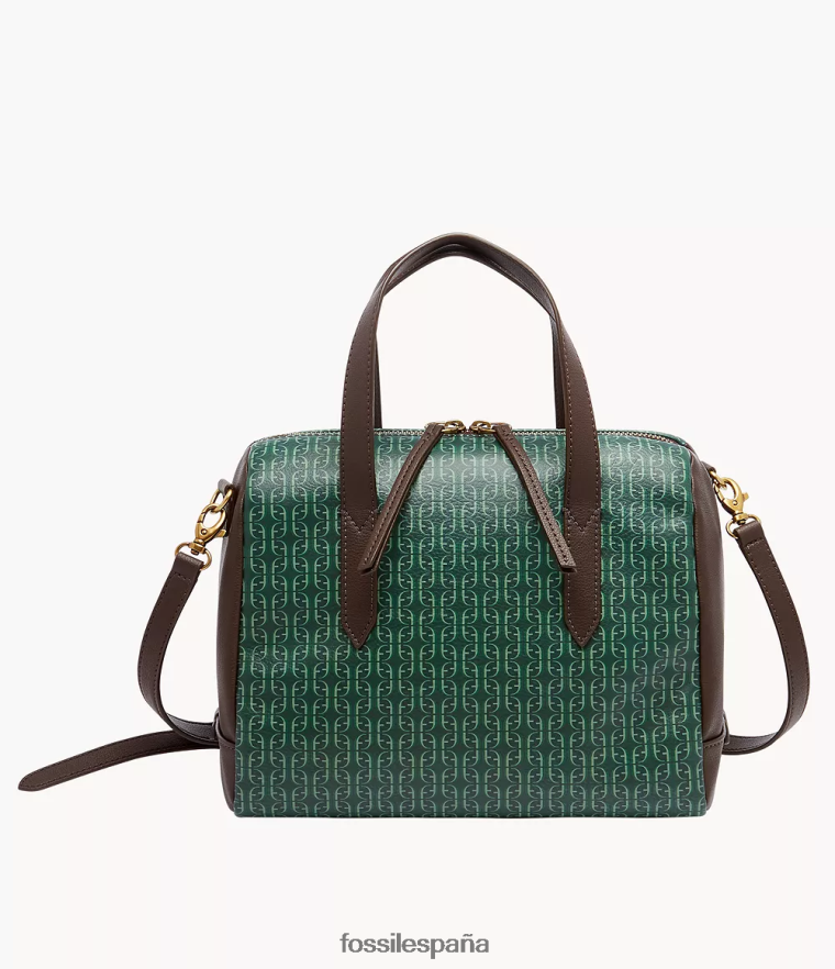 bolsa 804XJ4567 verde mujer Fossil cartera de sydney