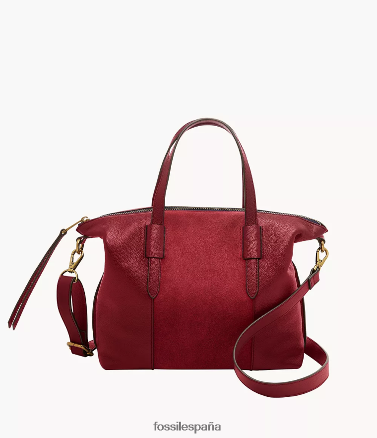bolsa 804XJ4605 rojo mujer Fossil bolso skylar