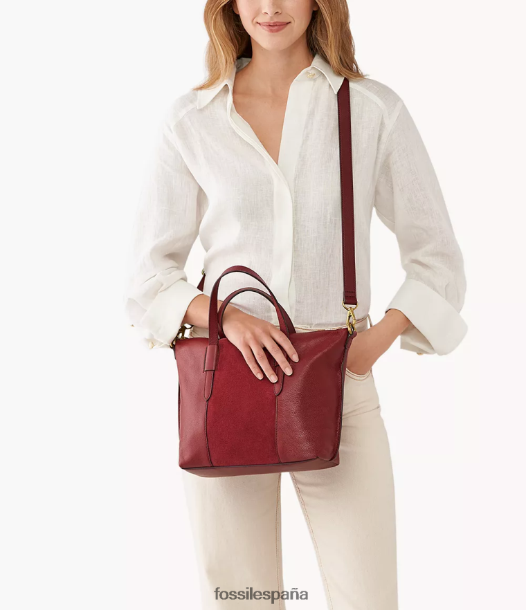 bolsa 804XJ4605 rojo mujer Fossil bolso skylar