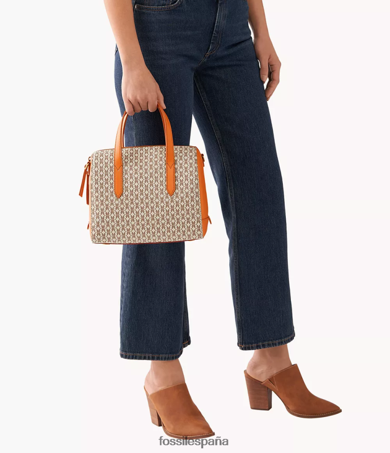 bolsa 804XJ4613 naranja mujer Fossil cartera de sydney