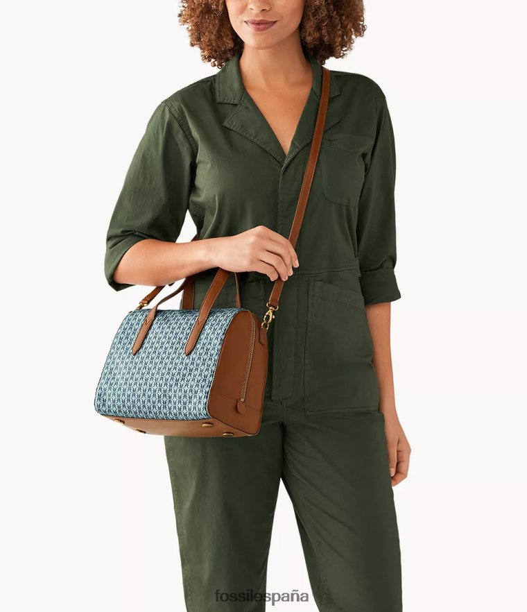 bolsa 804XJ4620 azul mujer Fossil cartera de sydney